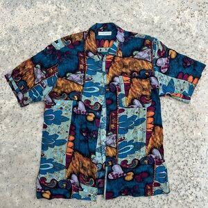 Men’s Printed Ted Lapidus Paris Button Up